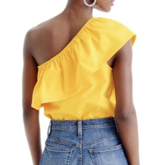 🎉 Jcrew one shoulder top, NWT’s - Picture 2 of 6